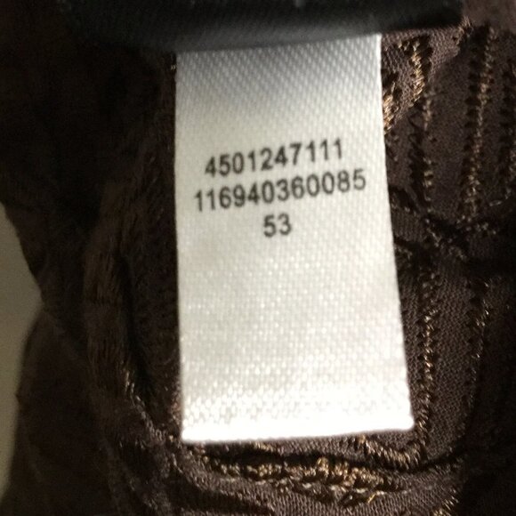 WHBM Espresso Brown Textured Shift Dress - Picture 9 of 9